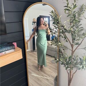 Wild Fable Strapless Green Dress